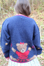 Load image into Gallery viewer, Woolrich Wool Football Teddy Bears Vintage Sweater L Woman&#39;s