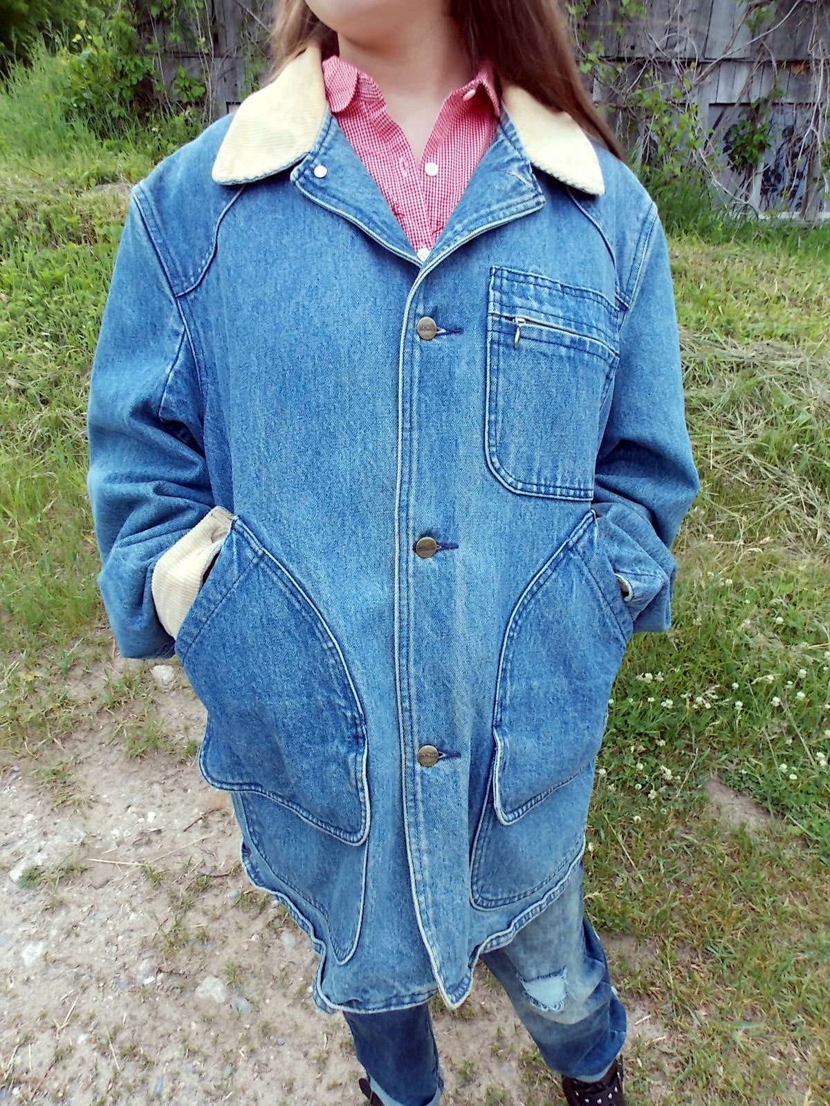 Denim barn jacket clearance womens