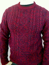 Load image into Gallery viewer, Vintage Lord &amp; Taylor Wool Mens Sweater Cable Knit Medium