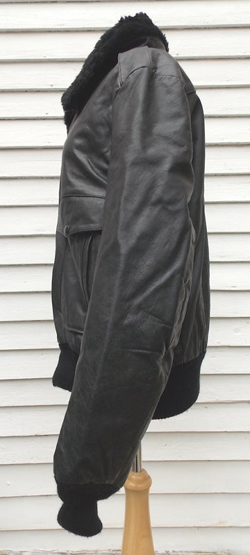 Callister Leather Bomber Vintage Jacket