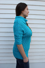 Load image into Gallery viewer, NOS Michael Kors Blue Knit Sweater XS/XP