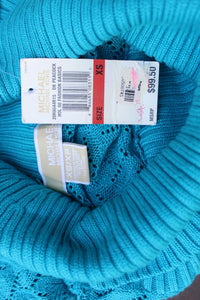 NOS Michael Kors Blue Knit Sweater XS/XP